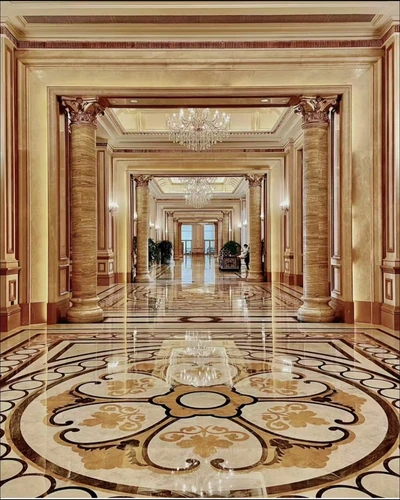 Hotel lobby & ballroom floor medallions-0