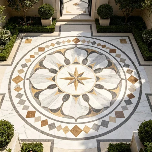 Entry gardens, courtyard paving, outdoor terraces-2